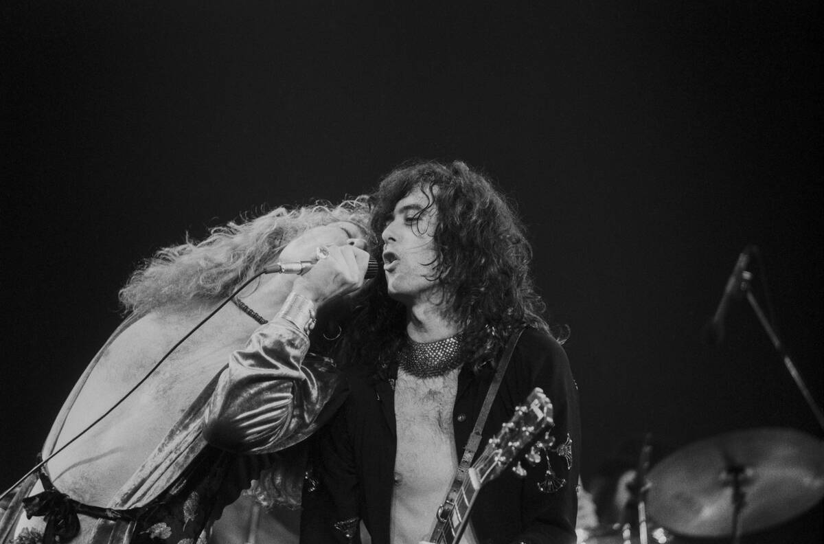 Robert Plant and Jimmy Page