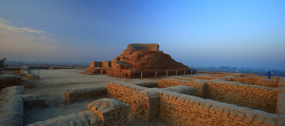 Ruins of Mohenjo-daro, UNESCO World Heritage Site,