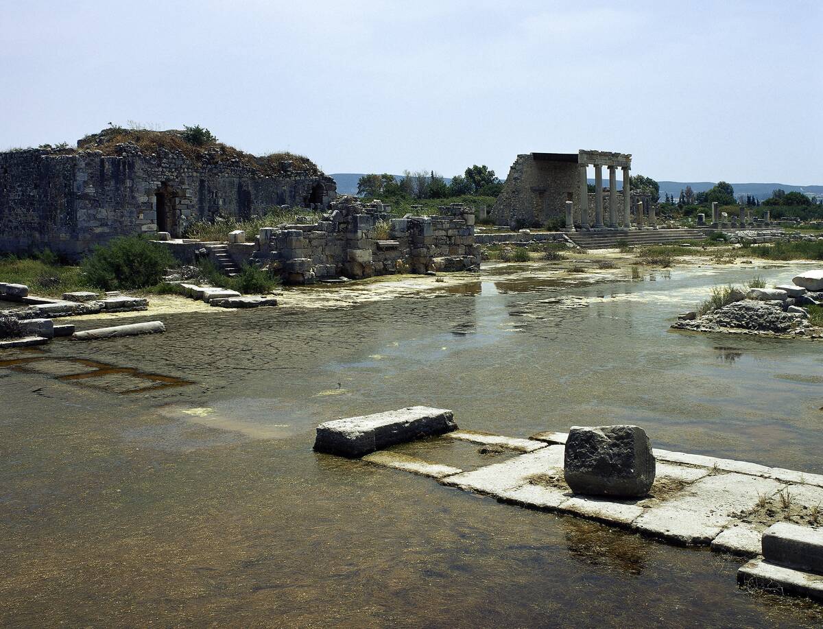 Ruins Of Northern Agora Near Holy Road