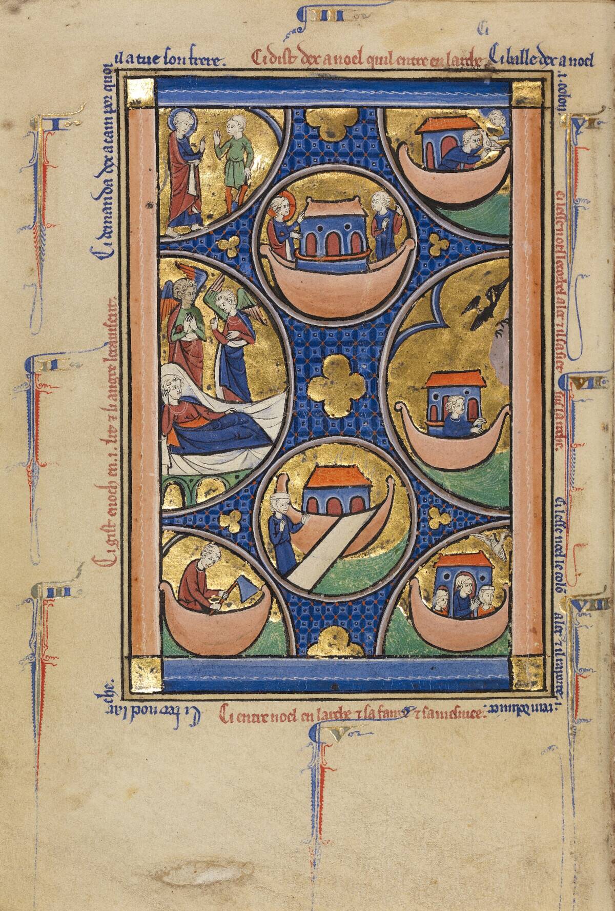 Scenes From The Life Of Noah; Wenceslaus Psalter