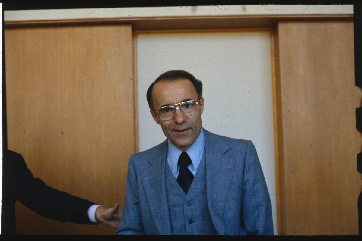 Scientist Arno Penzias Wearing Blue Suit