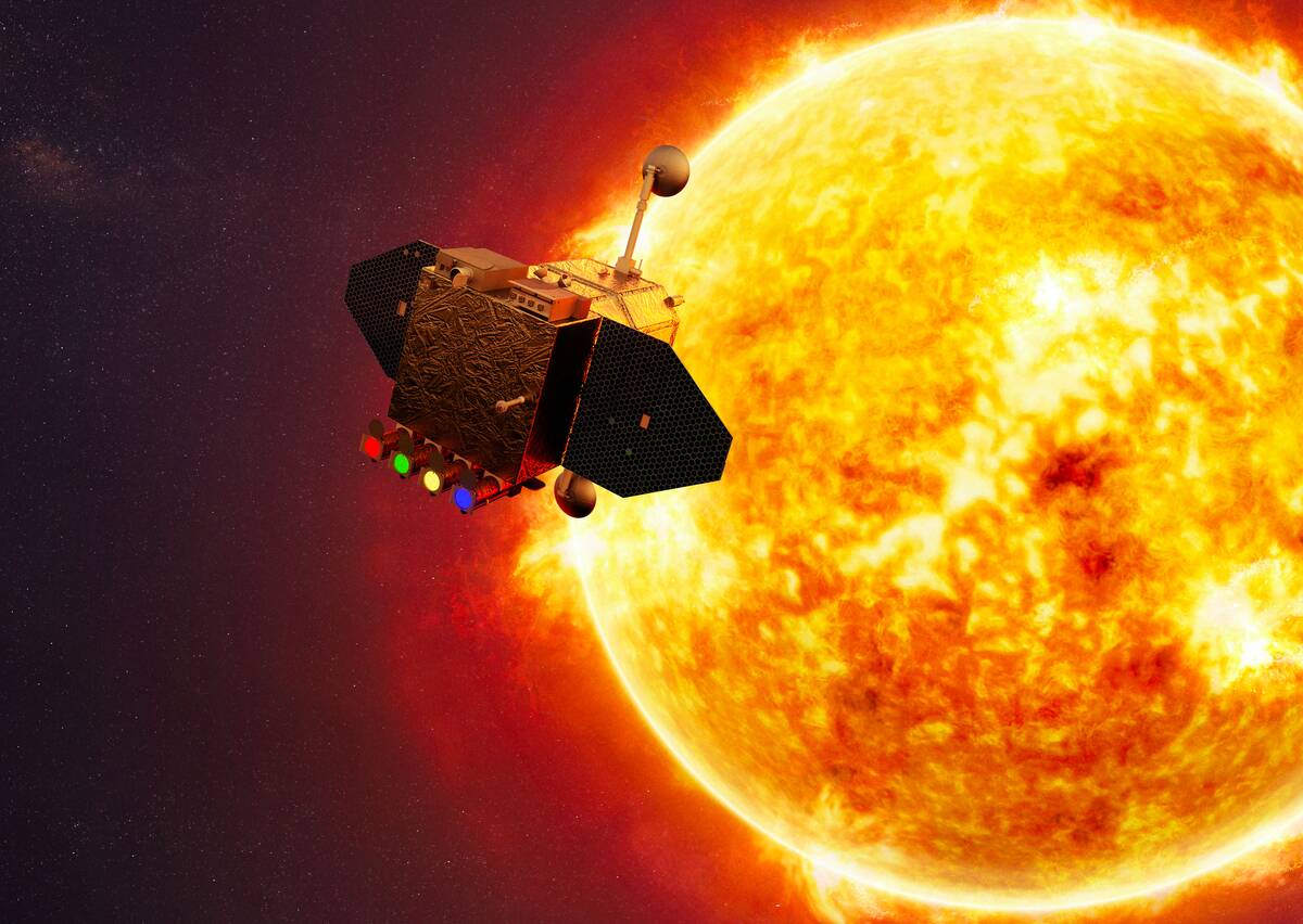 Solar Dynamics Observatory Illustration