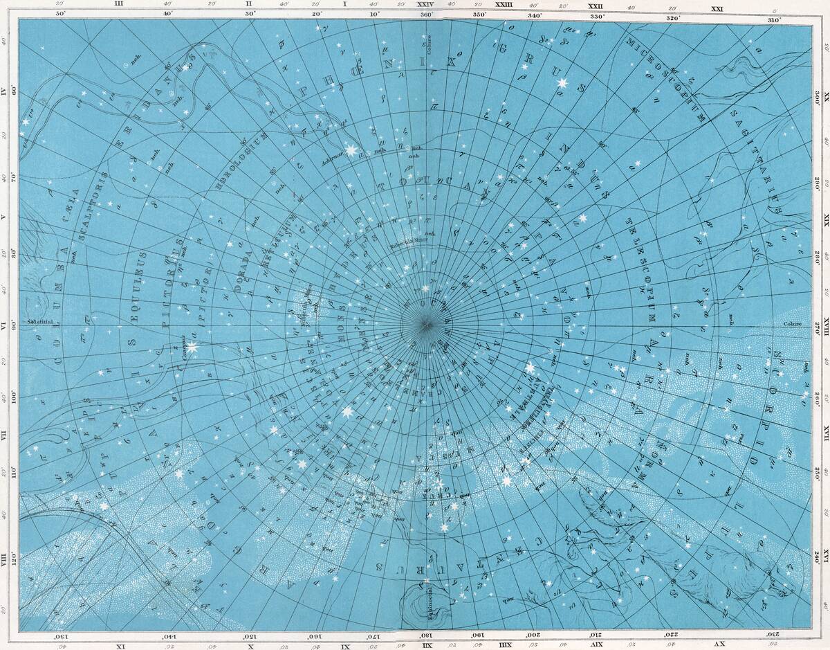 Star Map With Constellations