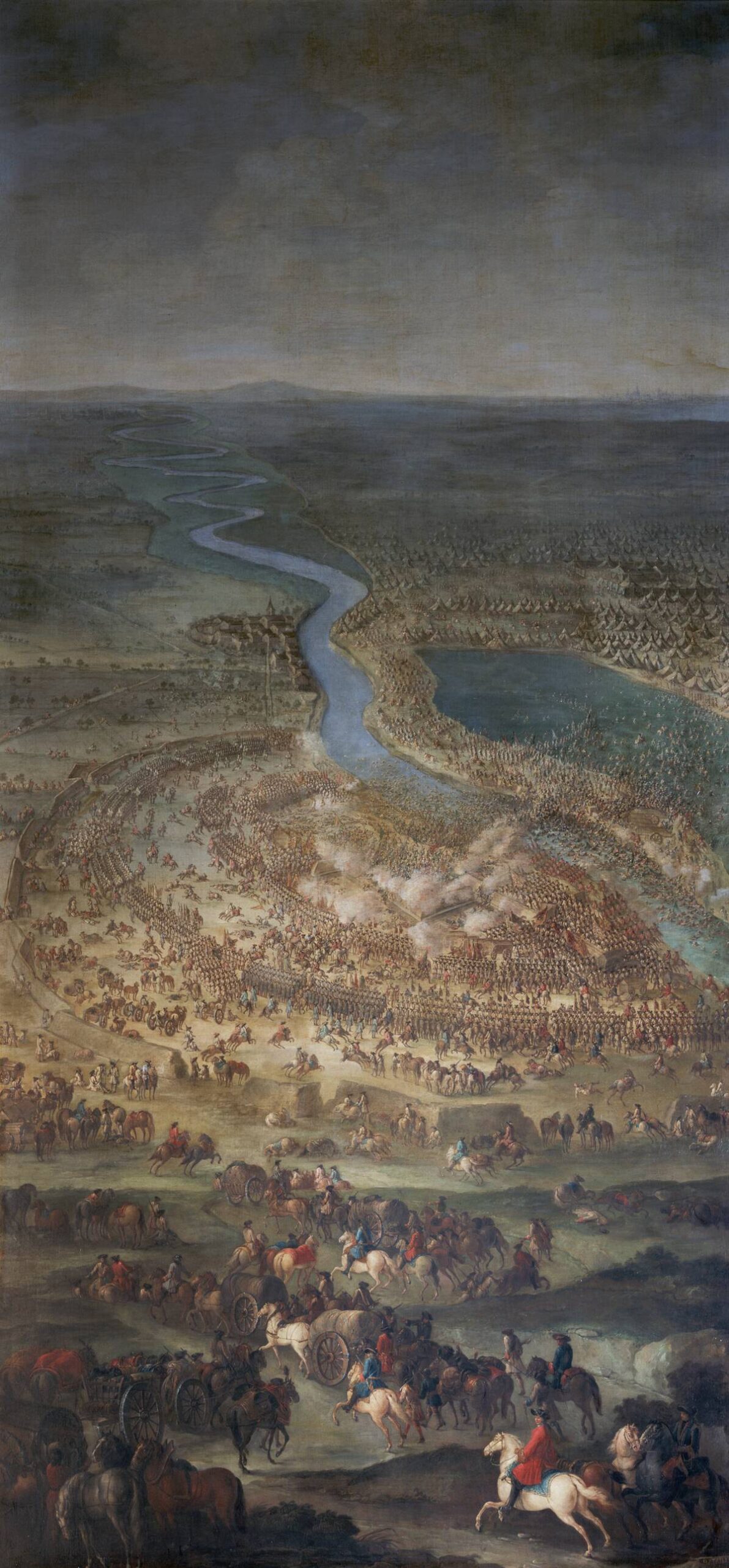 The Battle of Zenta by Jacques Ignace Parrocel