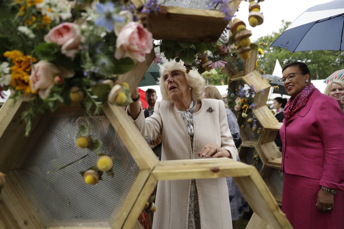The Duchess Of Cornwall Attends The Bees For Development Garden Party