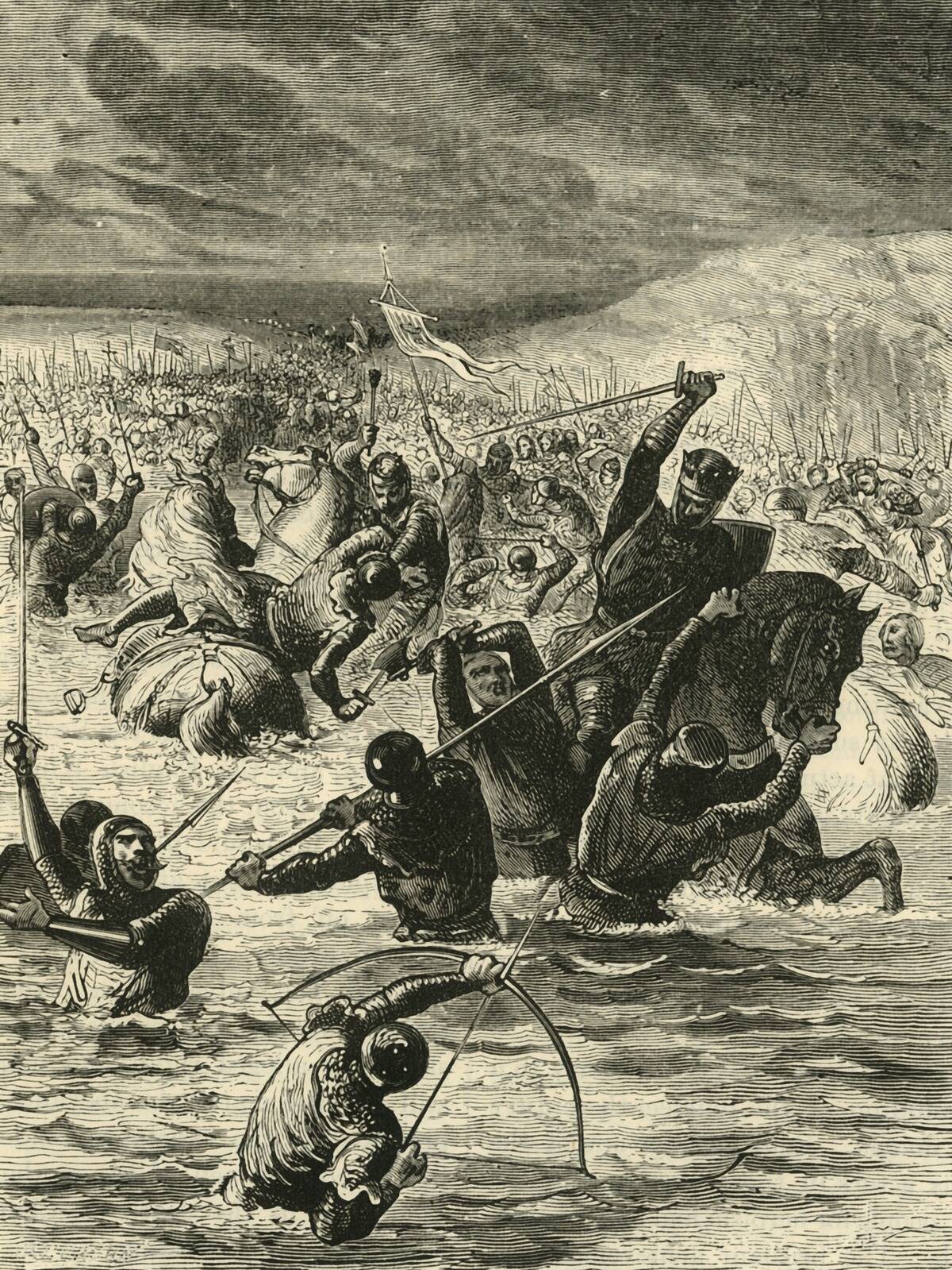 The English Passing The Somme