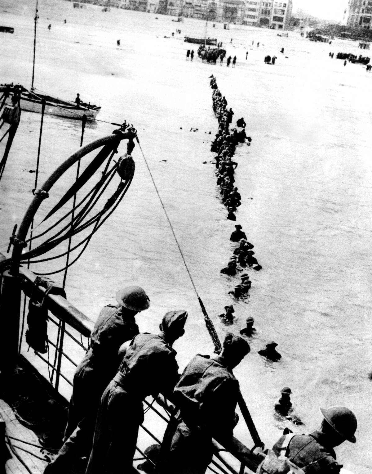 The evacuation of the BEF from the beaches at Dunkirk
