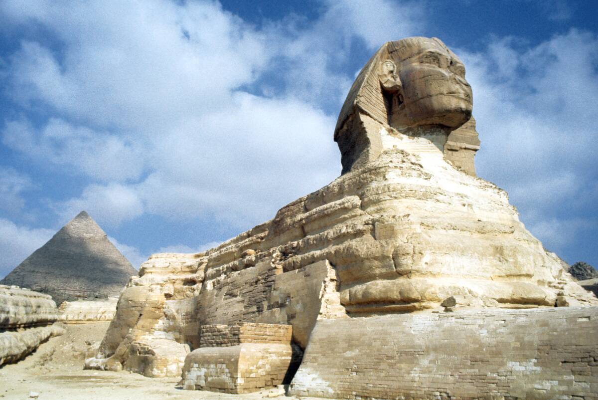 The Great Sphinx of Giza, Egypt, 20th Century.