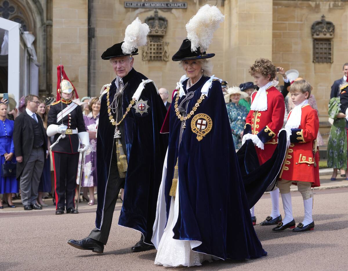 The Order Of The Garter Service At Windsor Castle