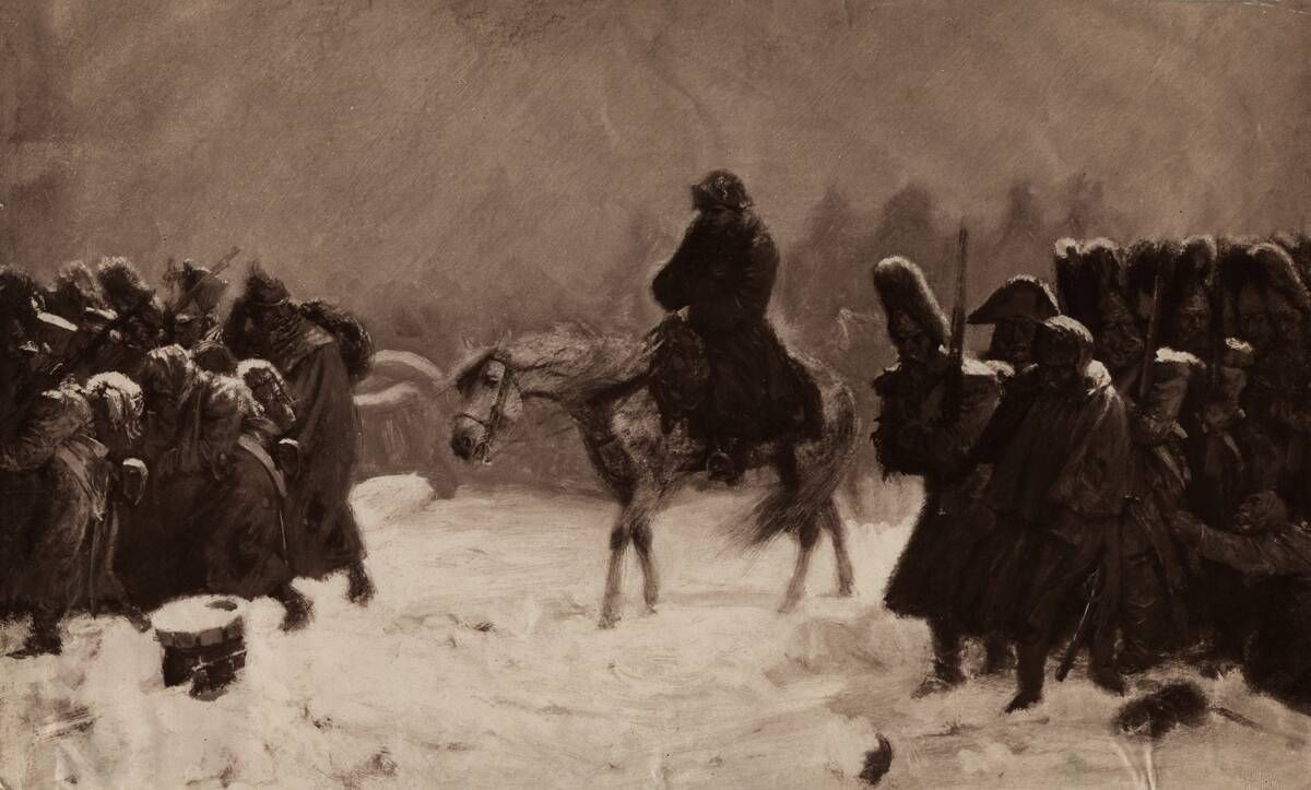 The retreat from Moscow 1812