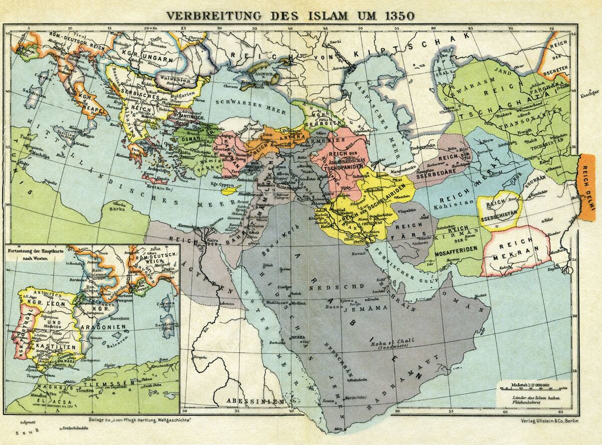 The spread of Islam, c. 1350 -