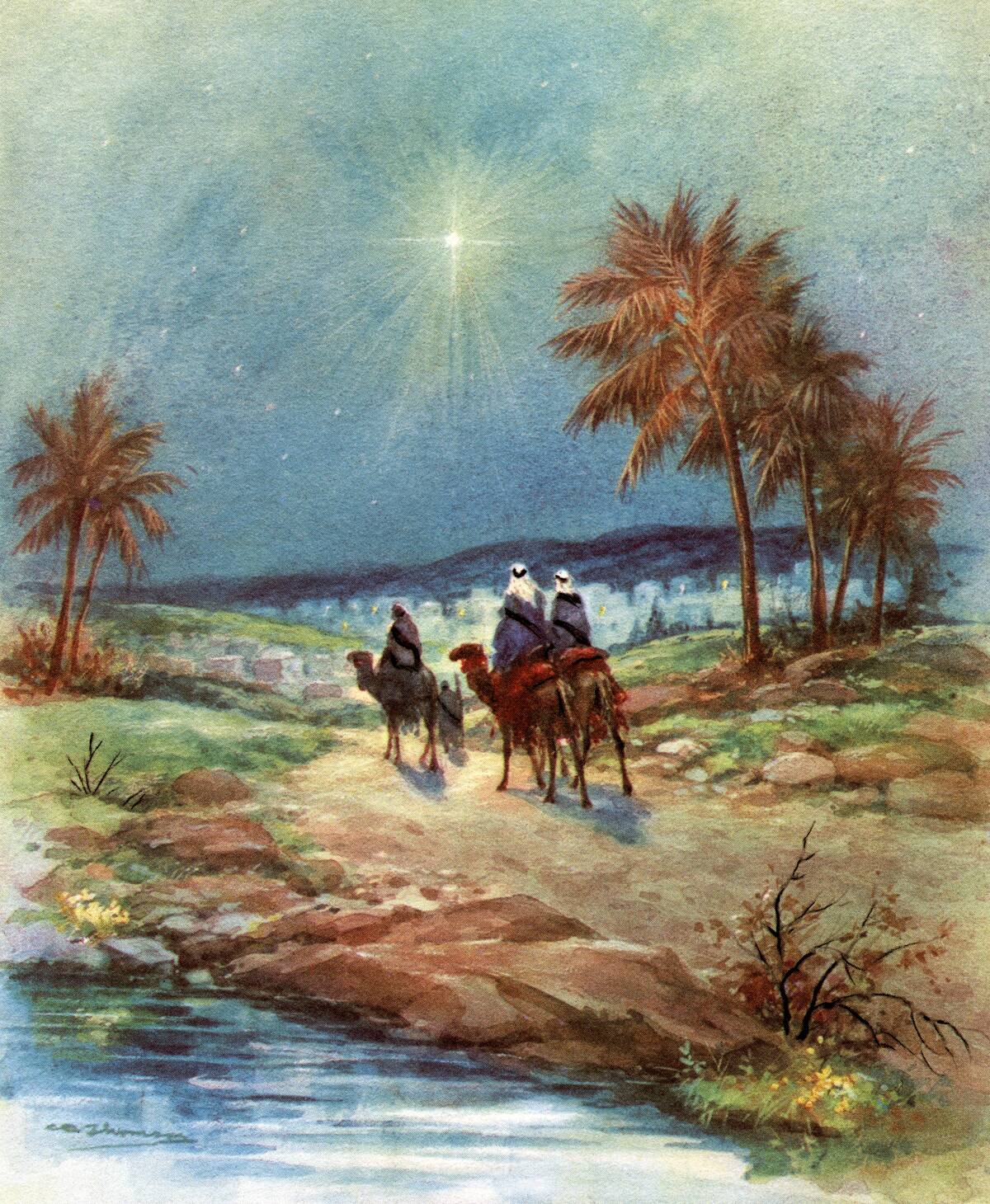 The Three Magi And North Star