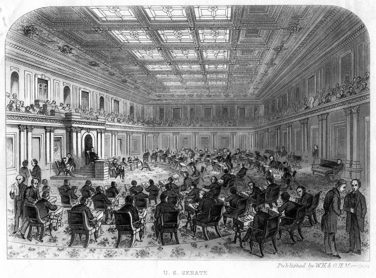 The US Senate, 19th century.