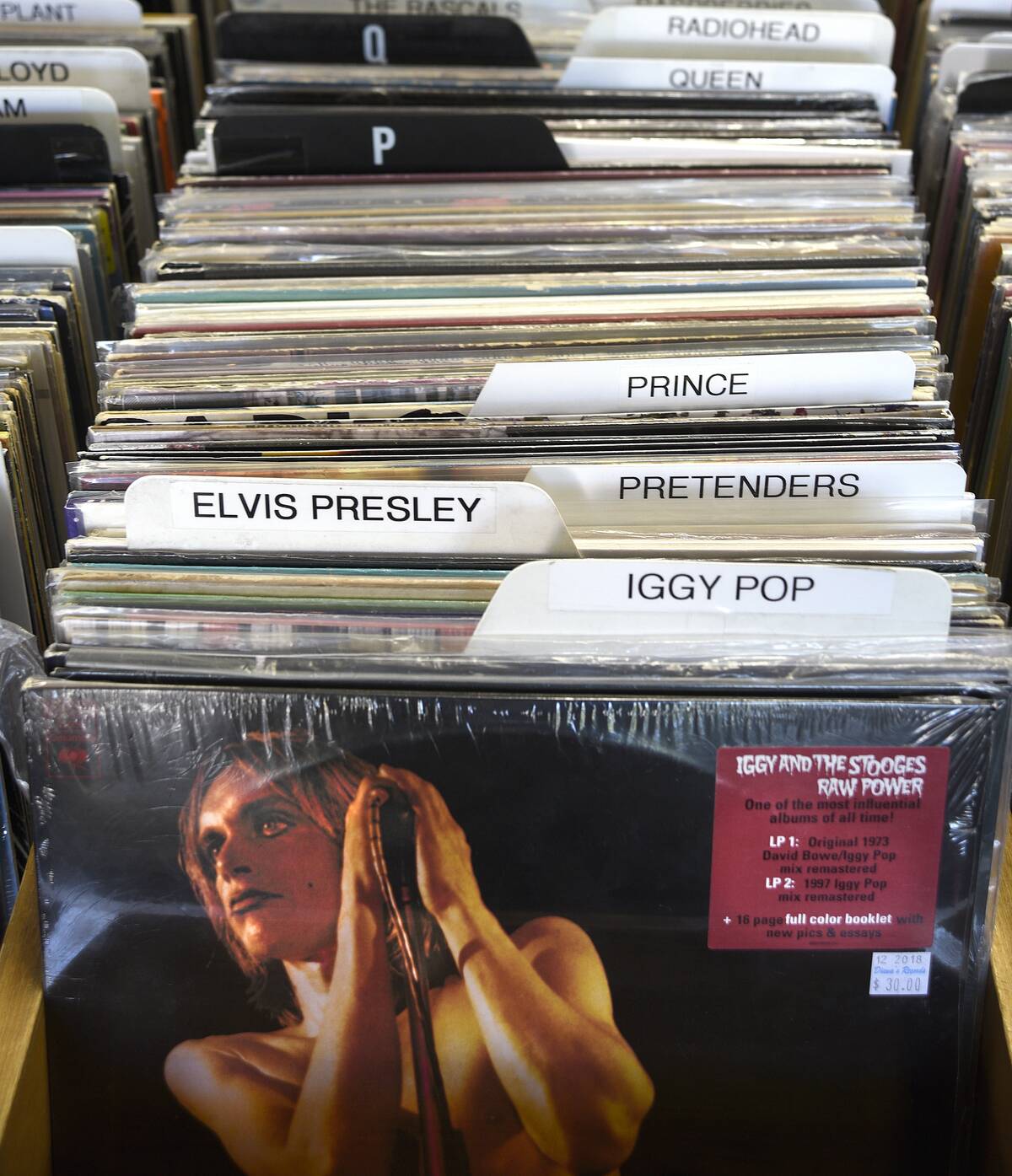 Used rock and roll record albums for sale