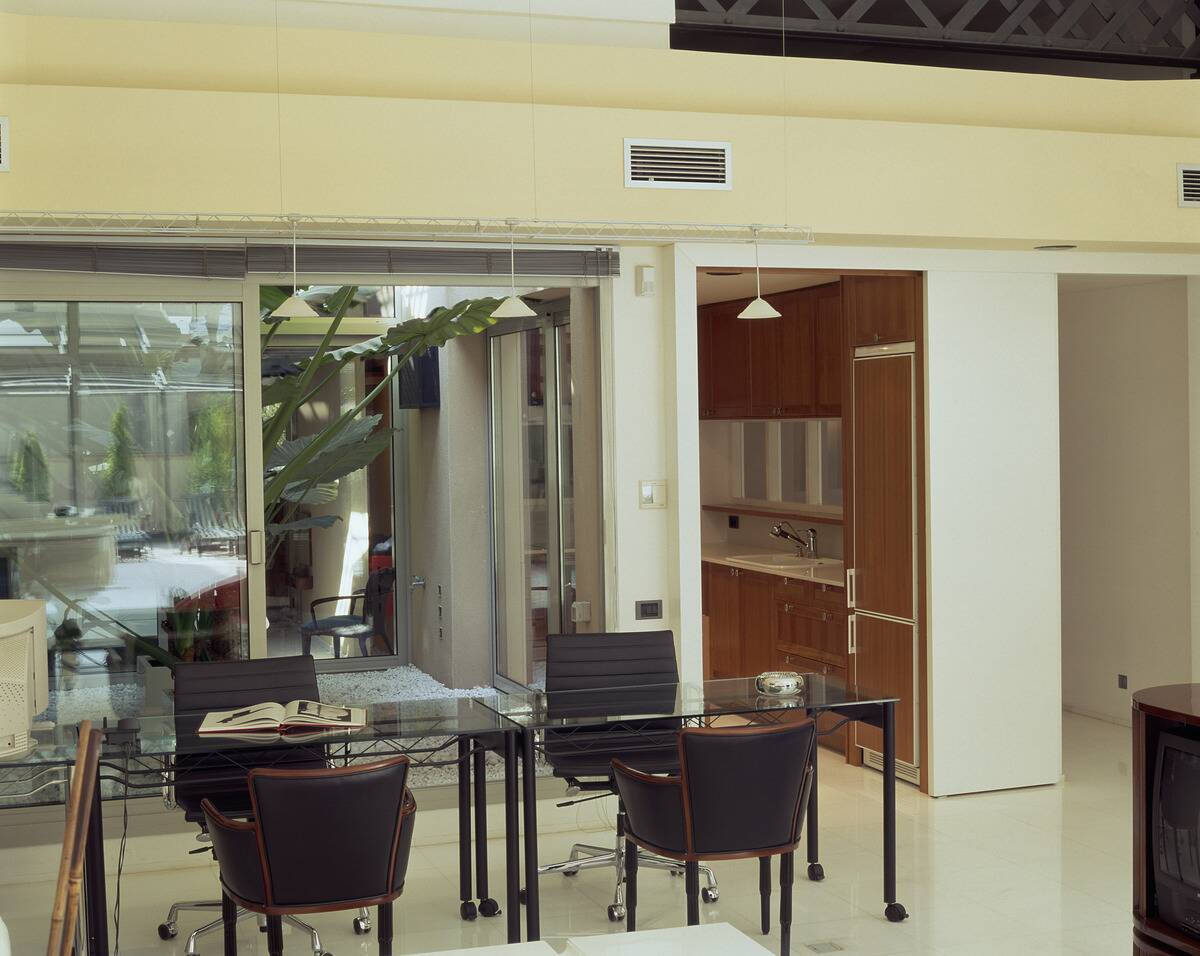 View of an elegant home office