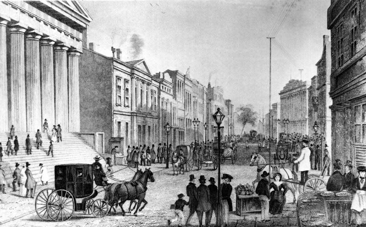 Wall Street in 1860s