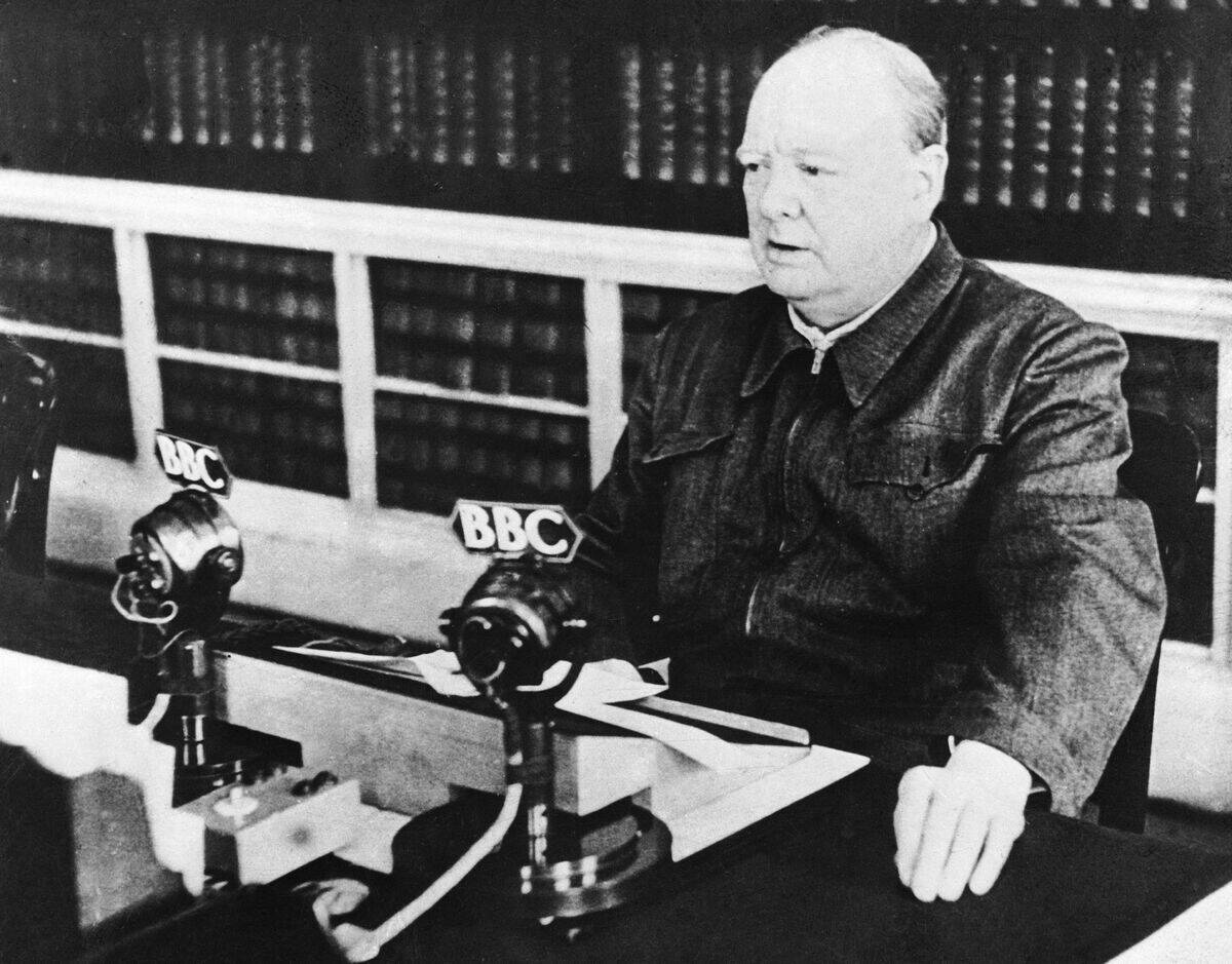 Winston Churchill'S Speech On The BBC