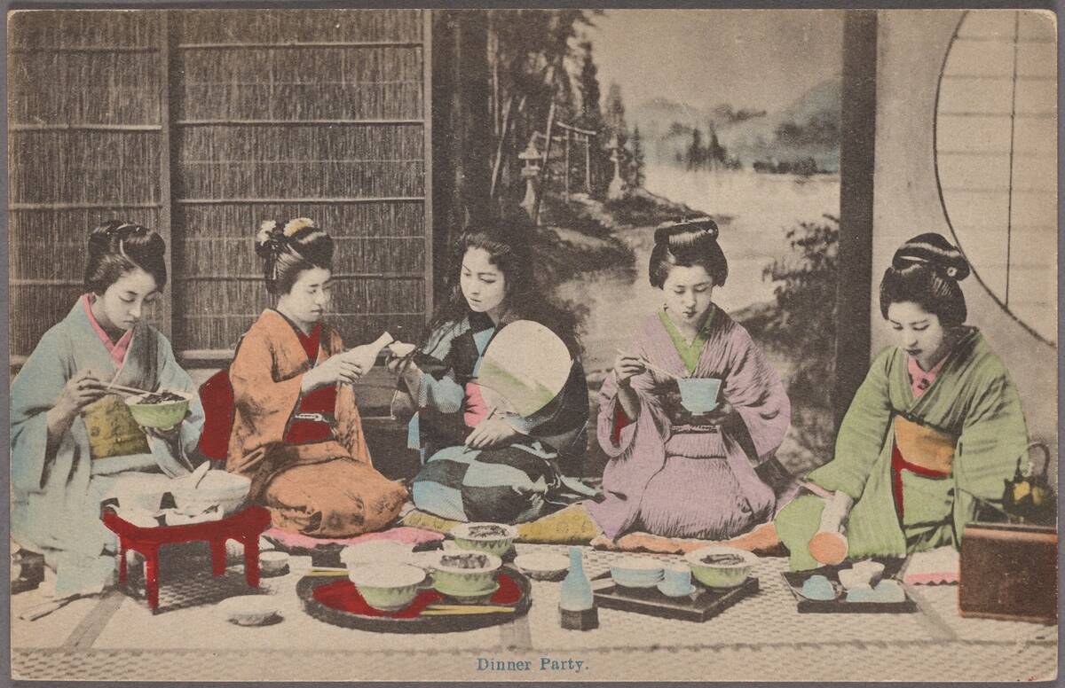 Women Having Dinner
