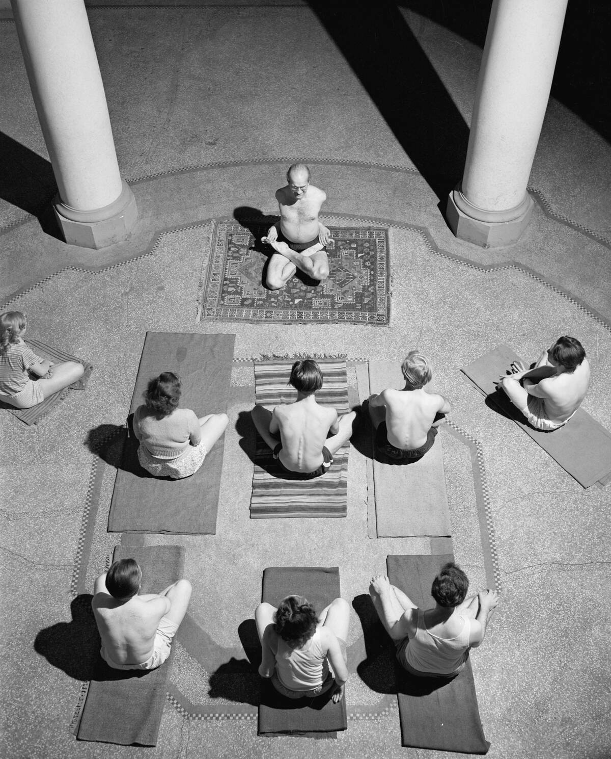 Yoga Instructors and Students