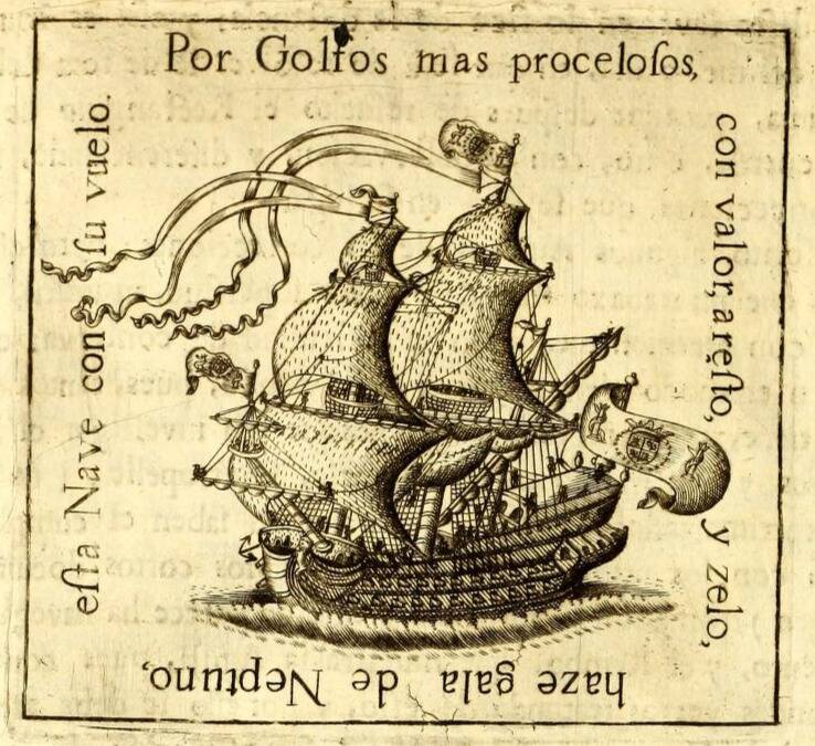 Galleon_after_González_Cabrera_Bueno_1734