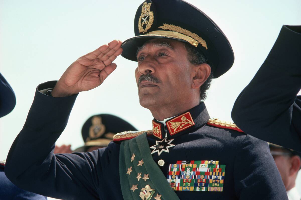 Anwar Sadat Saluting