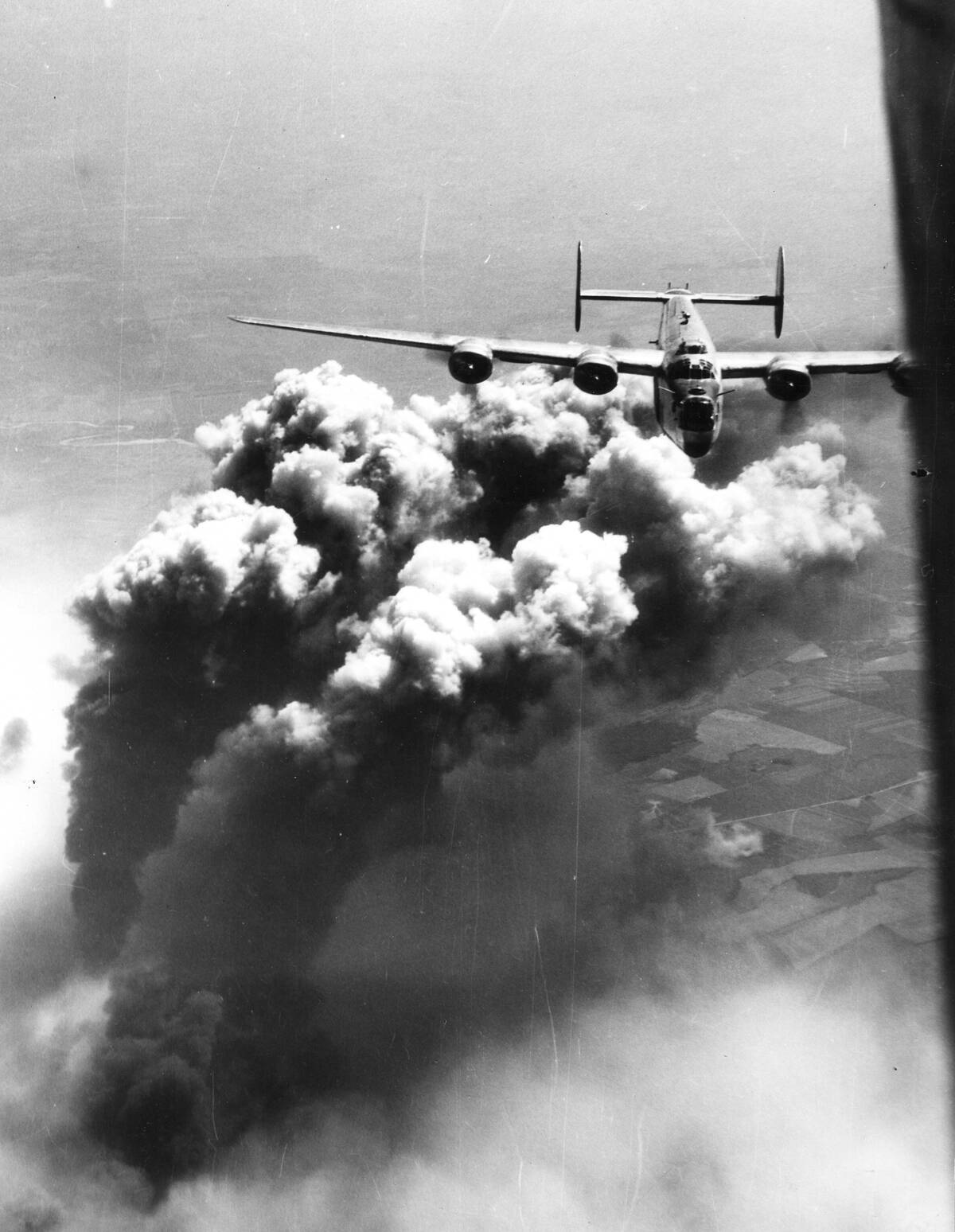 B-24 In Flight