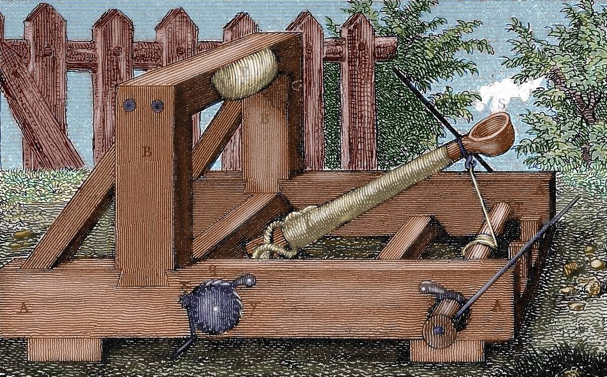 Catapult used by Roman army during its military campaigns.