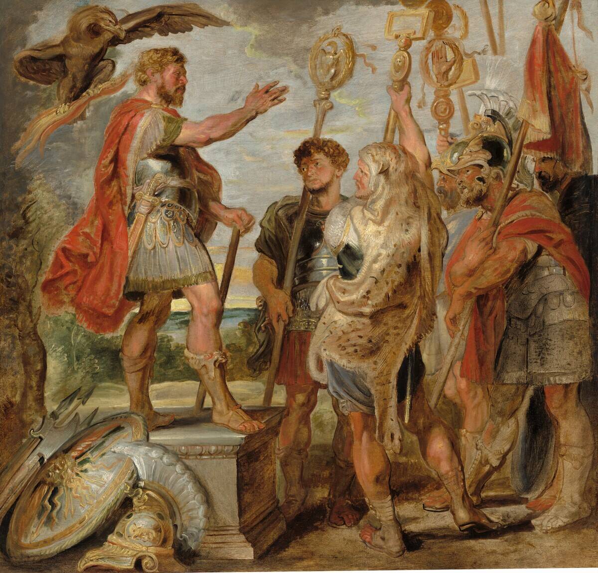 Decius Mus Addressing The Legions