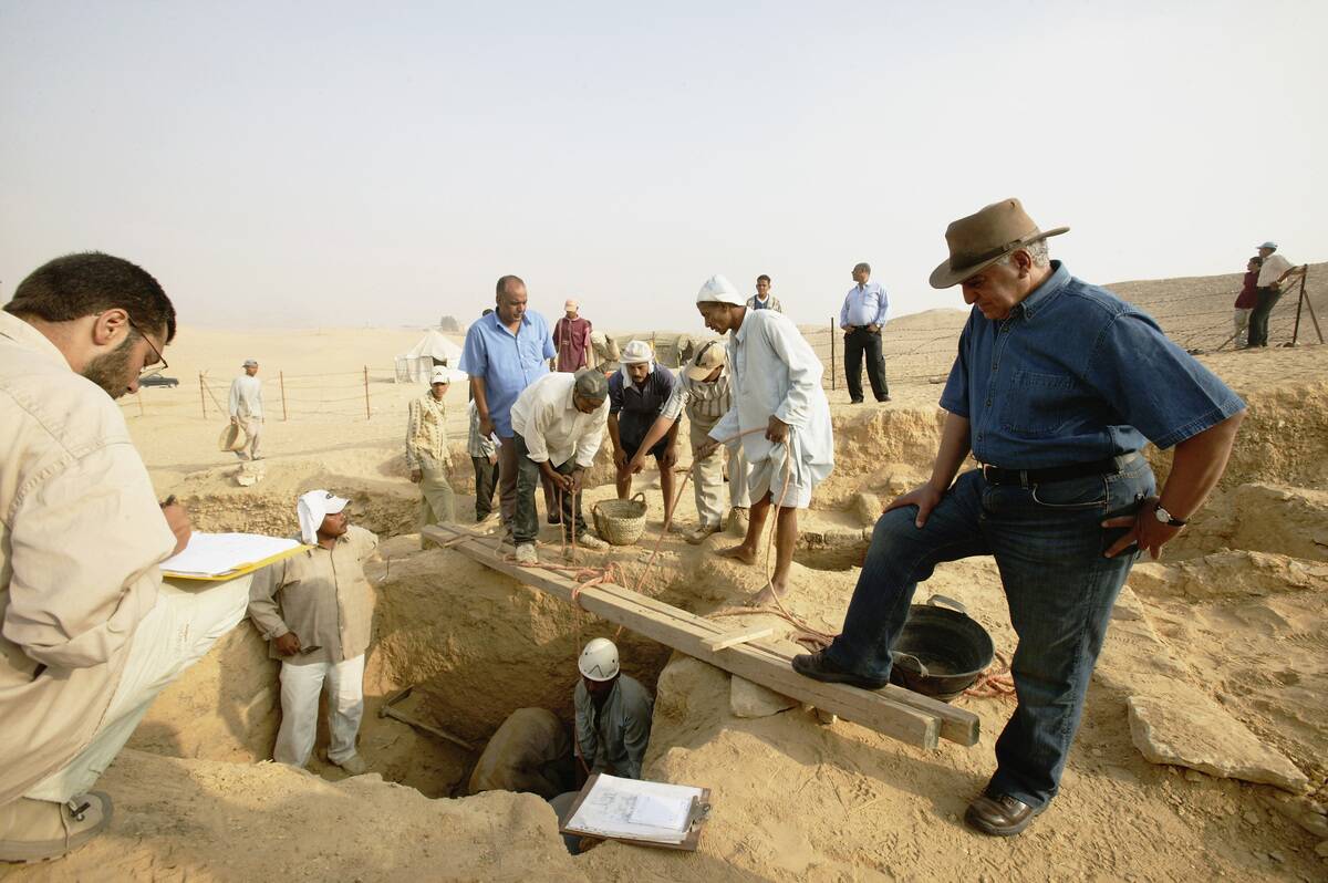 Doctor Zahi Hawass the secretary general of the Supreme Council of Antiquities