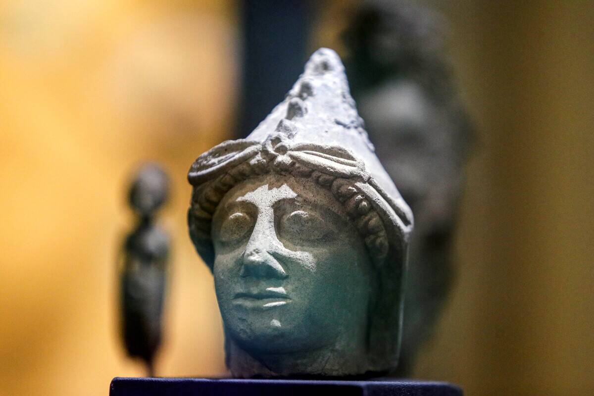 EGYPT-ALEXANDRIA-MEDITERRANEAN SEA-SUNKEN CITY-RECOVERED ARTIFACTS-EXHIBITION