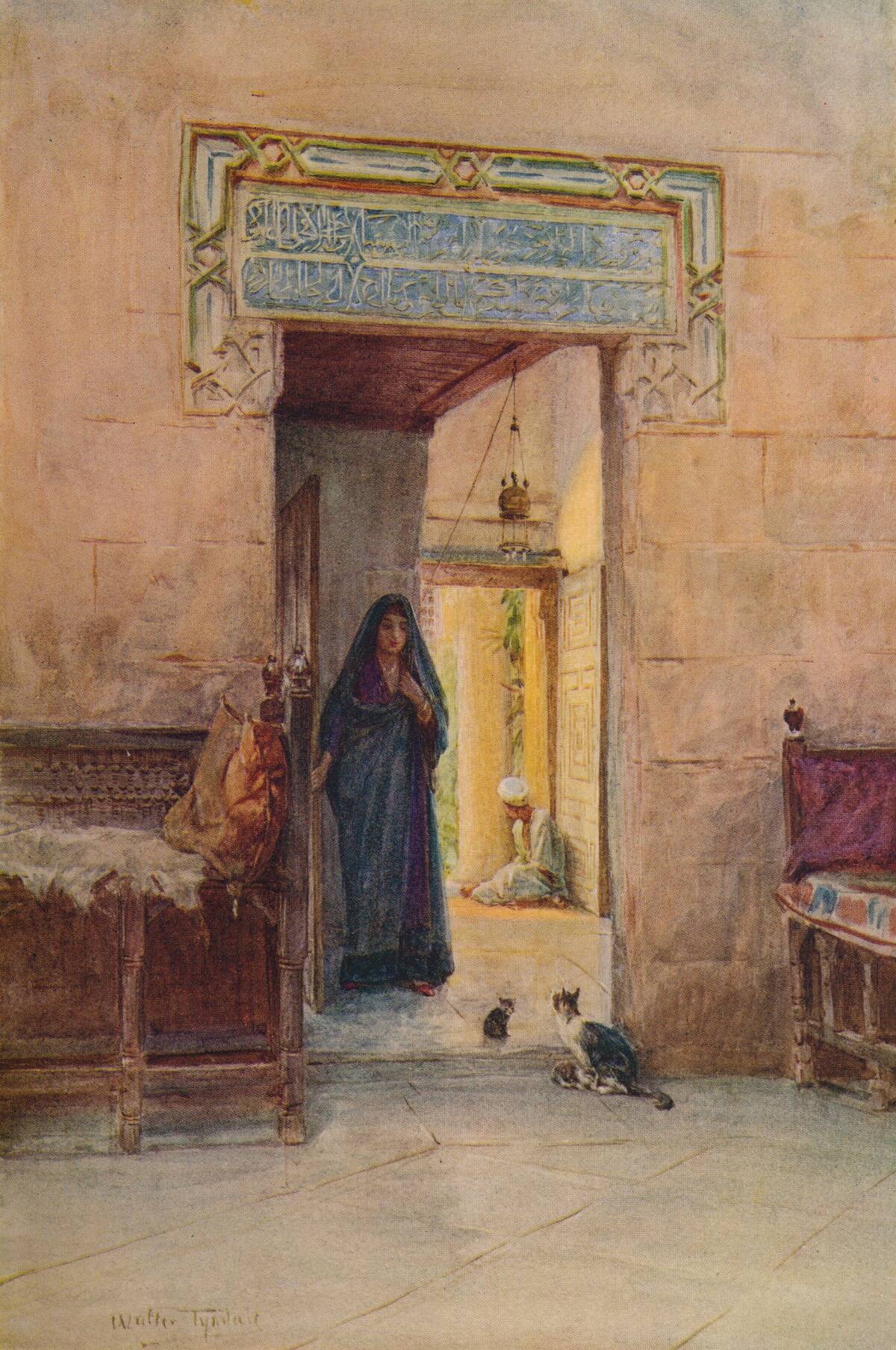 'Entrance to the Hareem', c1905,