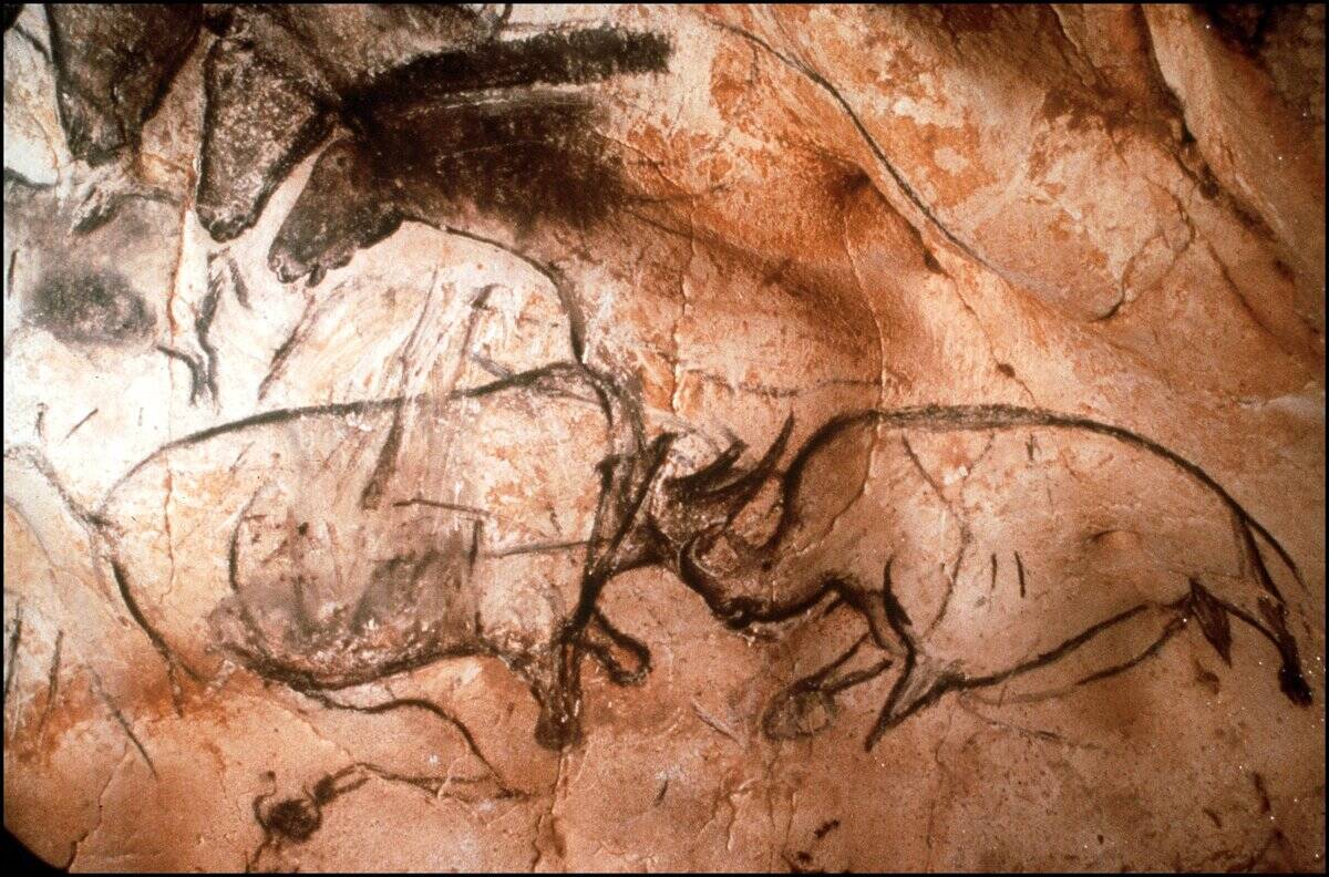 French researchers confirm early data of Chauvet Cave in France on October 02, 2001.