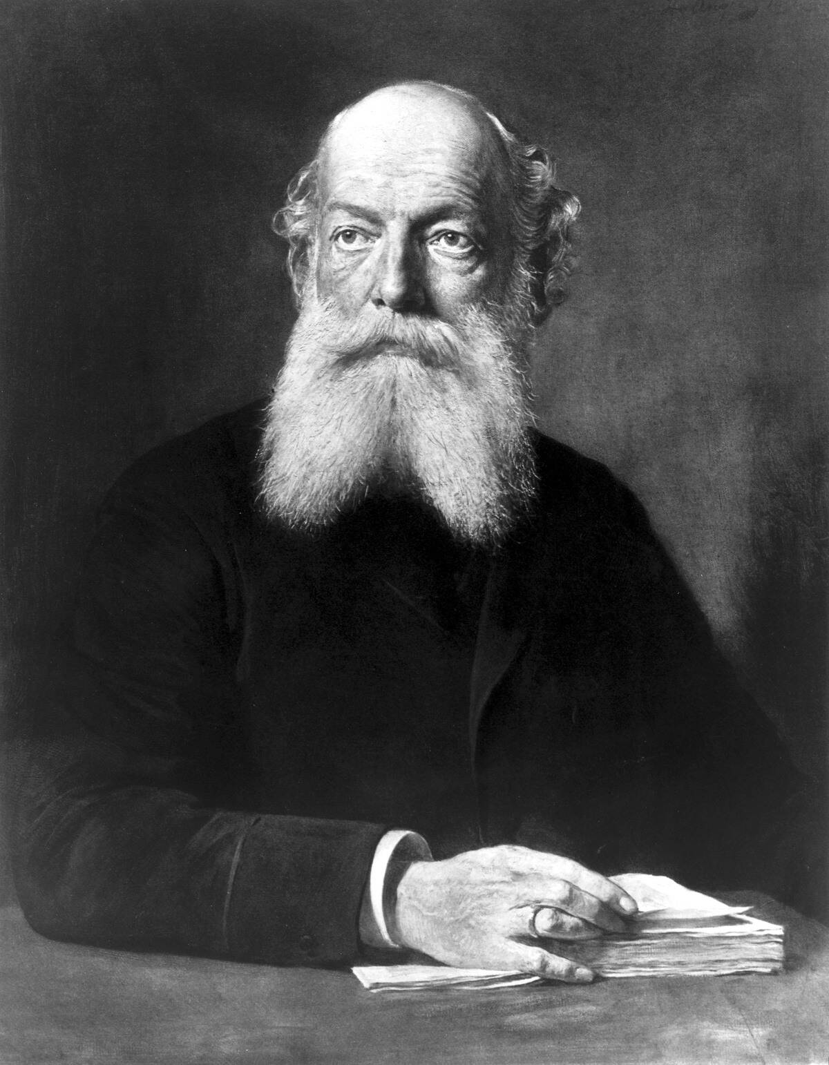 Friedrich August Kekule von Stradonitz, German organic chemist, c 1880s.