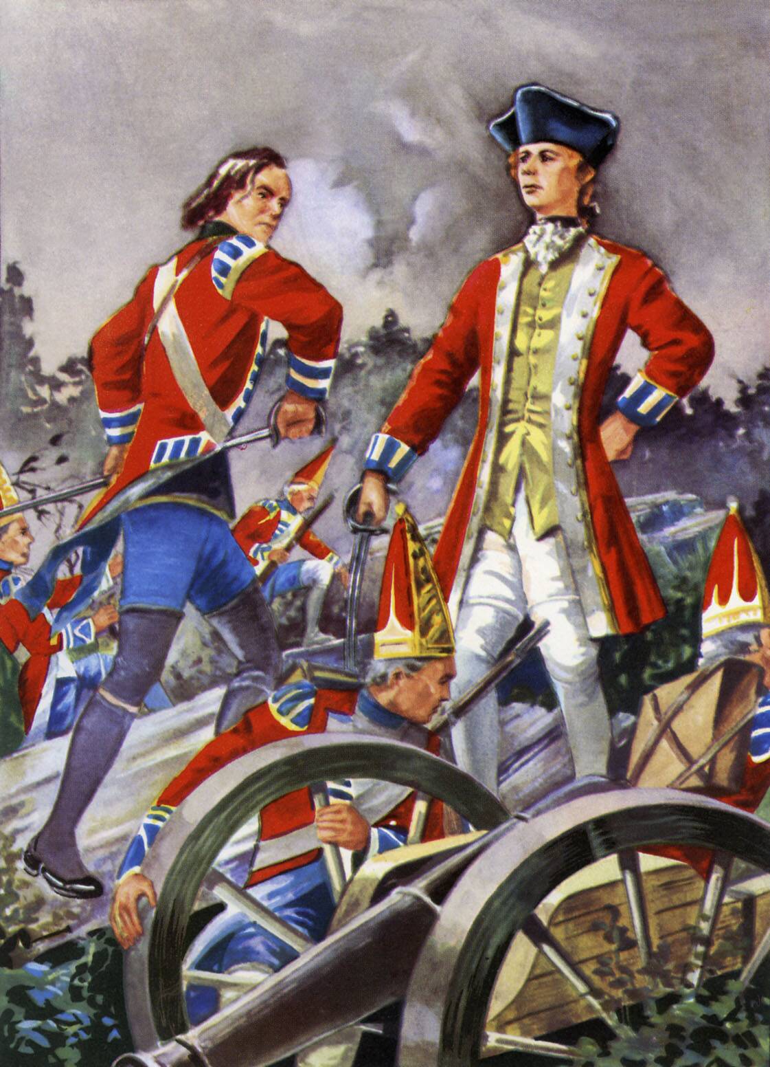 General Wolfe at the Battle of Quebec