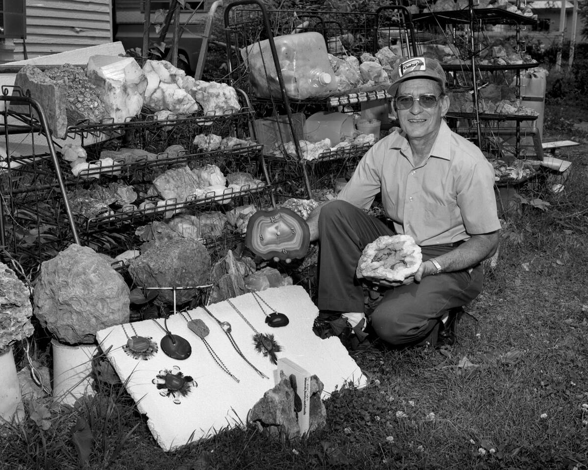 Gentleman With Rock Collection In Nashville