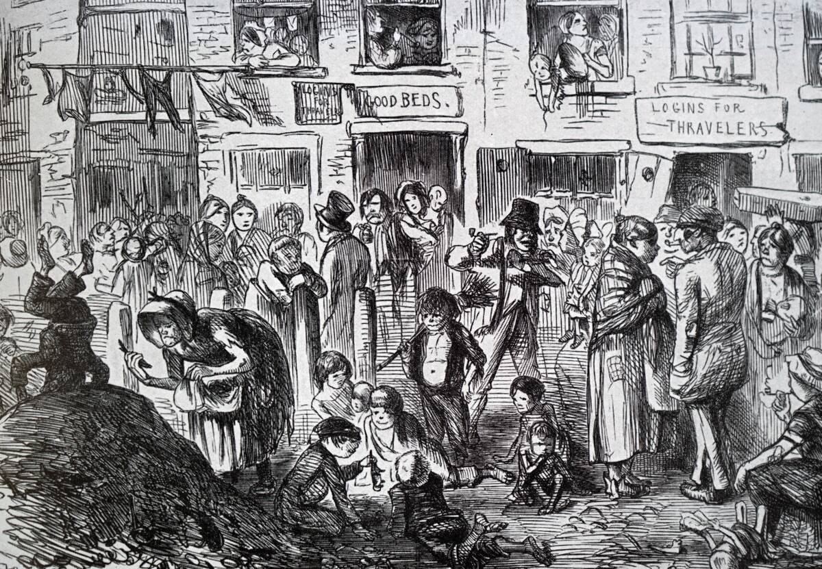 Hier halt Konig Cholera Hof. Cholera outbreak in London