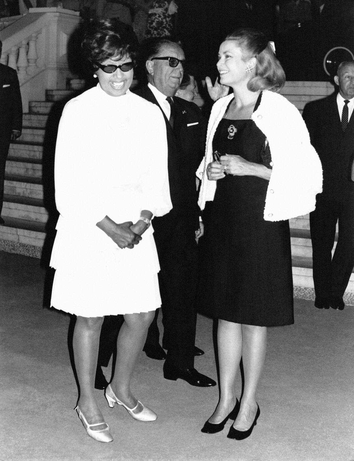 La Princesse Grace de Monaco et Joséphine Baker