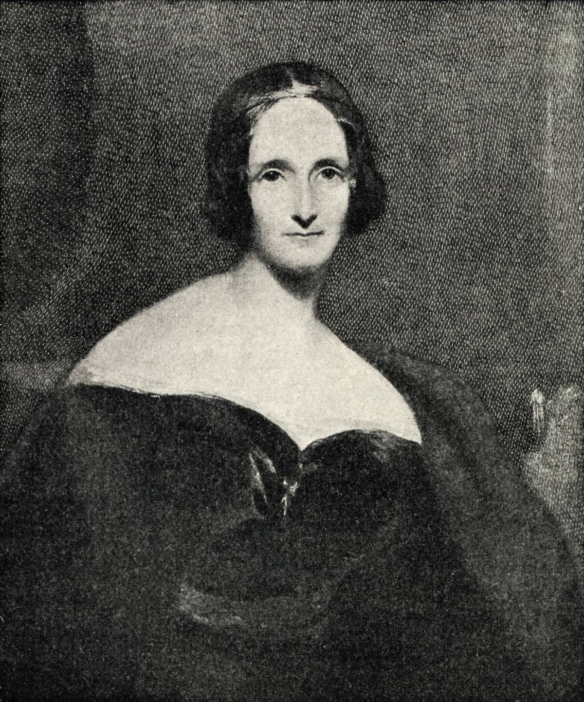 Mary Wollstonecraft Shelley - portrait. British author,