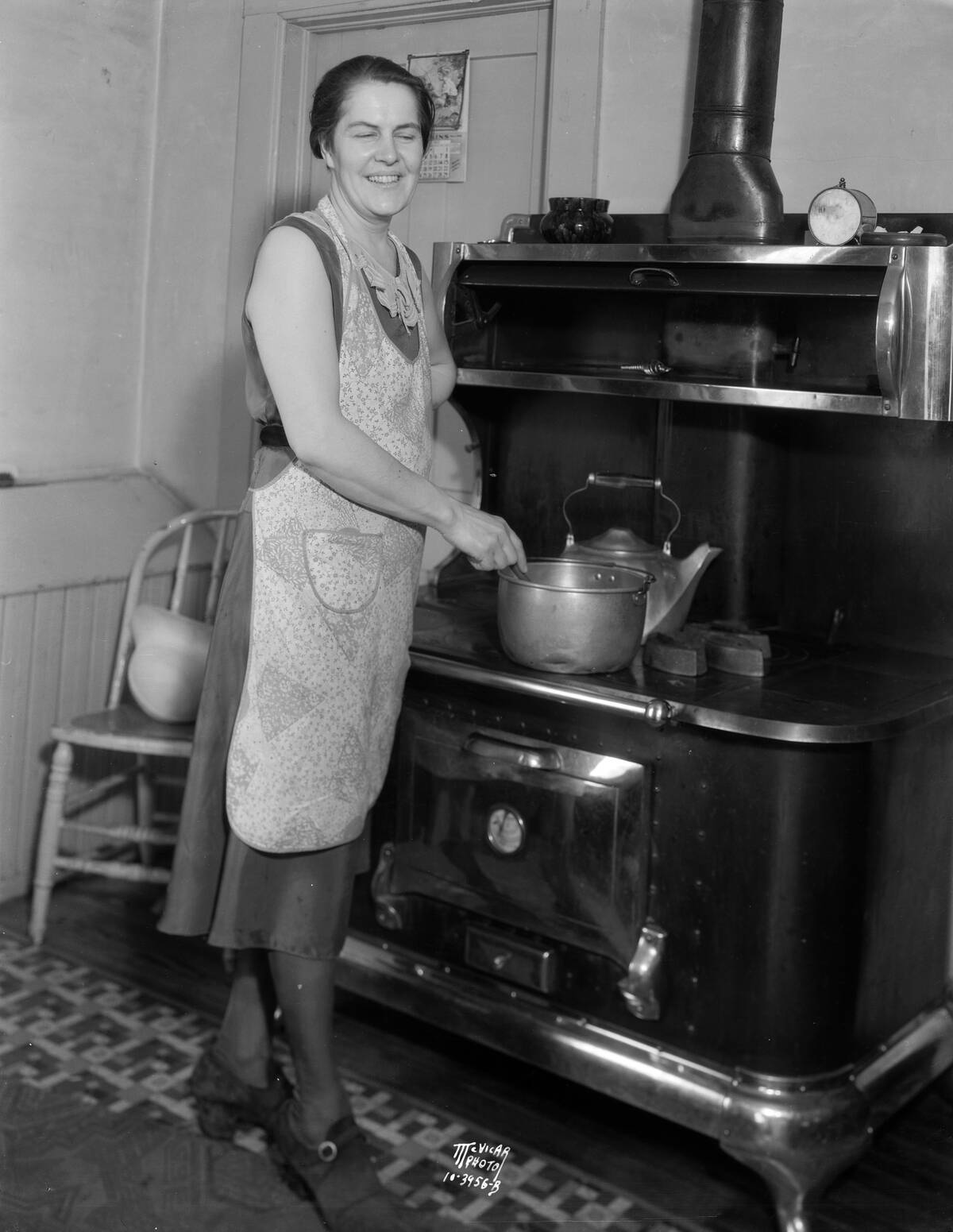 Mrs. Mutchler Making Soup