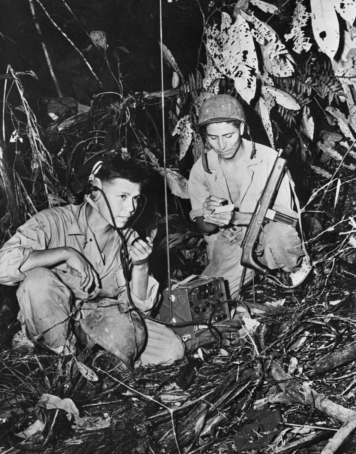 Navajo Code Talkers in the Field