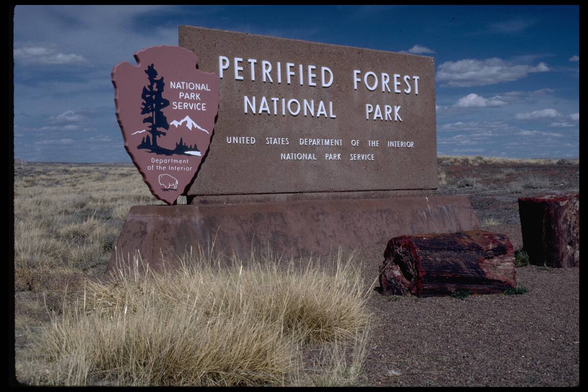 Petrified Forest Sign