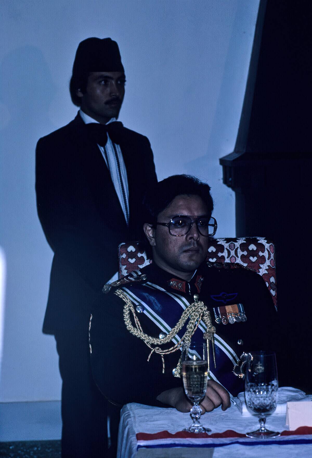 Prince Gyanendra Attends Banquet