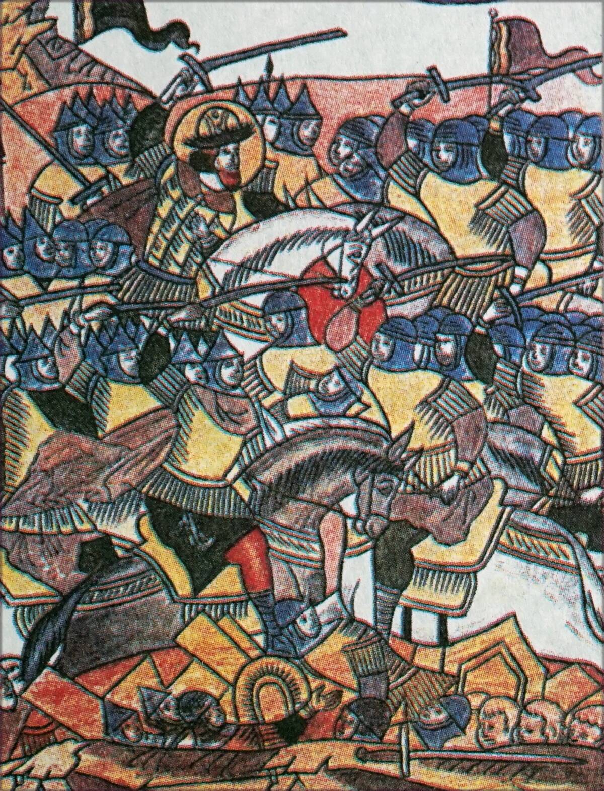 The Battle of the Ice was fought between the Republic of Novgorod and the forces of the Livonian Order and Bishopric of Dorpat on April 5, 1242, at Lake Peipus