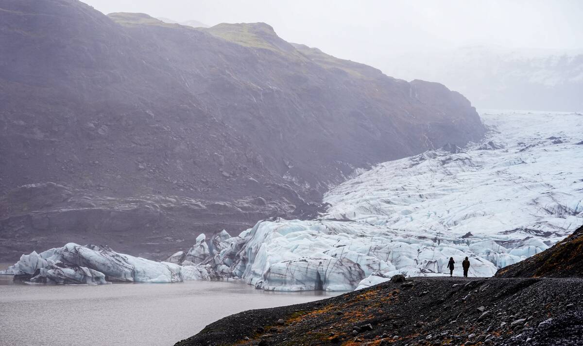 The impact of climate change on Iceland's Vatnajokull Glacier