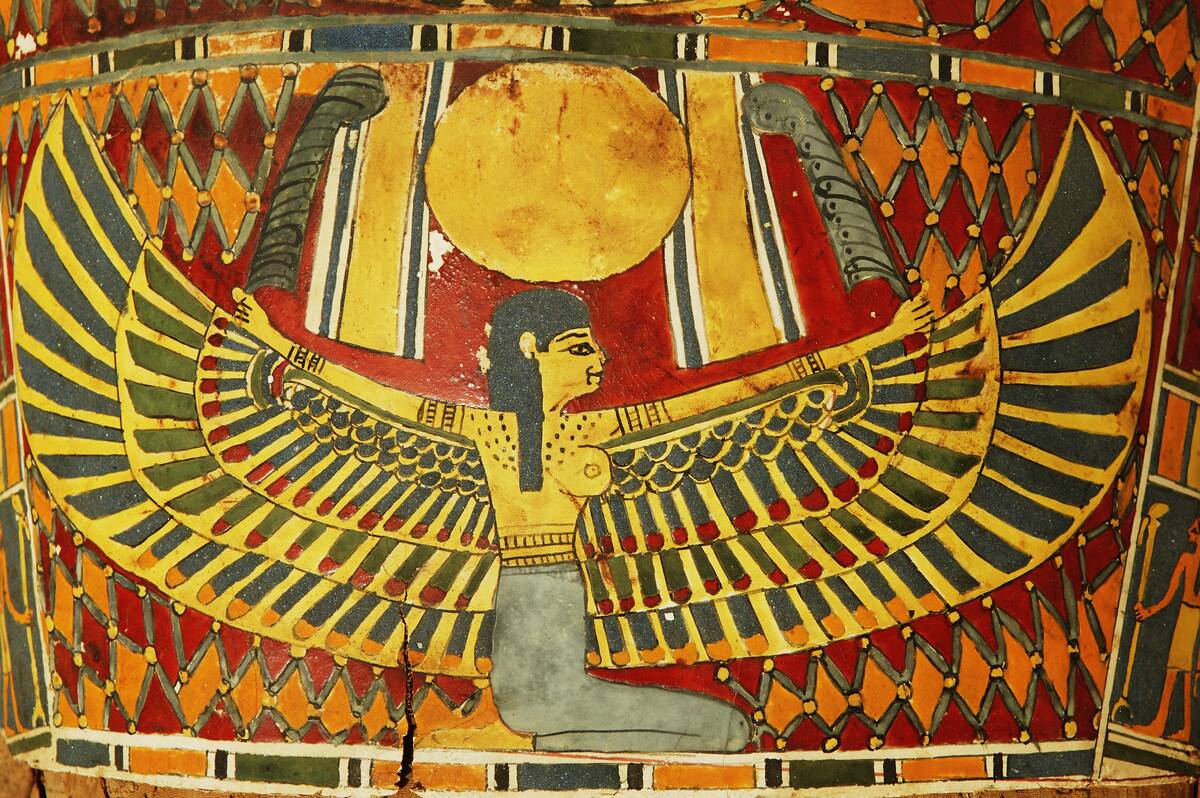 The sarcophagus of a rich merchant