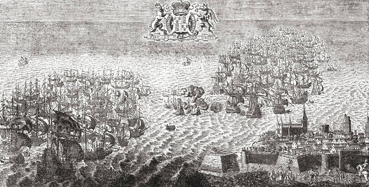 The Spanish Armada Flying To Calais