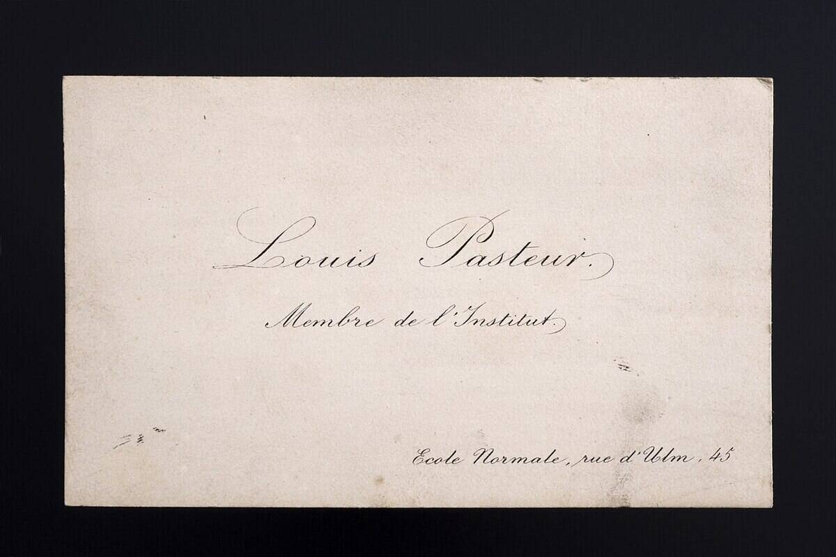 Louis_Pasteur's_visiting_card,_France,_1888-1896_Wellcome_L0057280