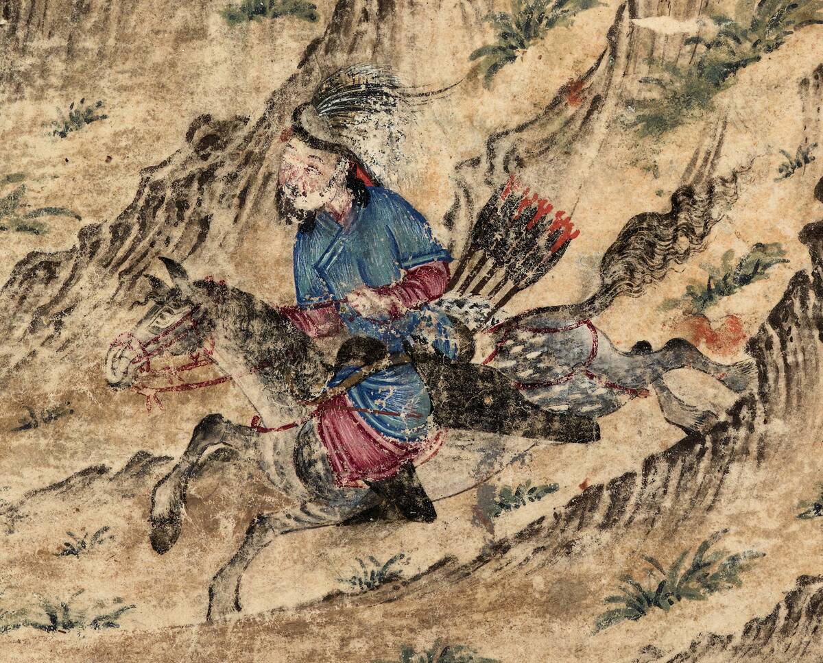 Rider_on_the_Yam_(Postal)_System._SBB-PK,_Diez_A_fol._71,_p._28,_no._1