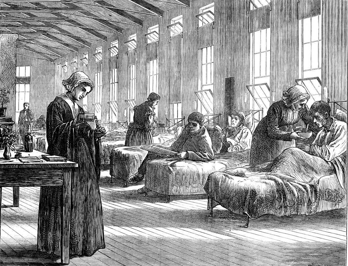 A Ward In The Hampstead Smallpox Hospital