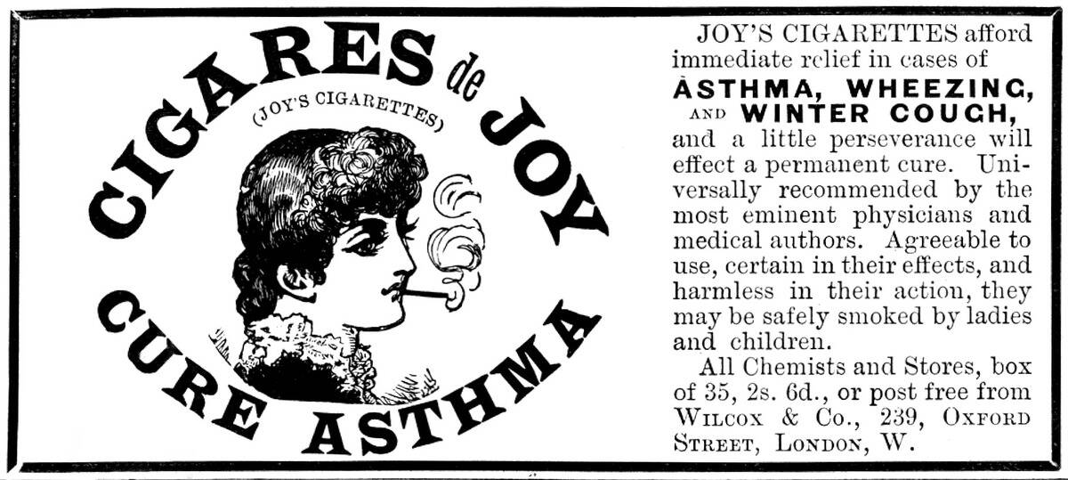 Advertisement For Joys Cigarettes
